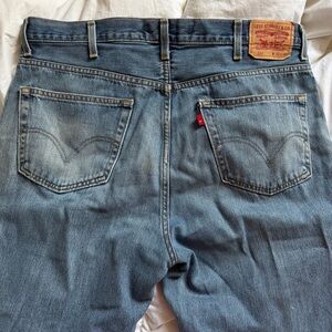 Levi's 550 Relaxed Fit Jeans Light Wash Denim Oversized Baggy Y2K Jeans